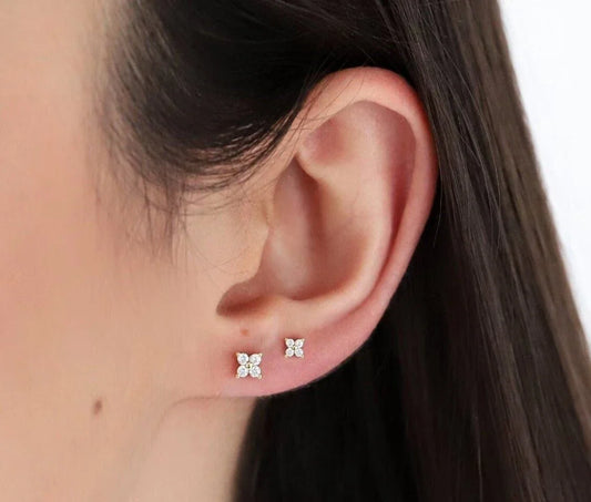 Flower Stud Earrings