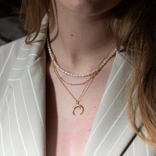 Moon Charm Necklace