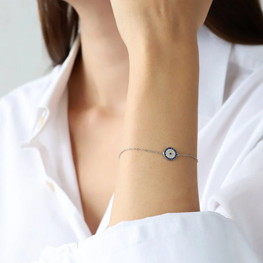 Tiny Evil Eye Bracelet
