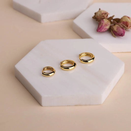 Mens Huggie Hoop Earrings