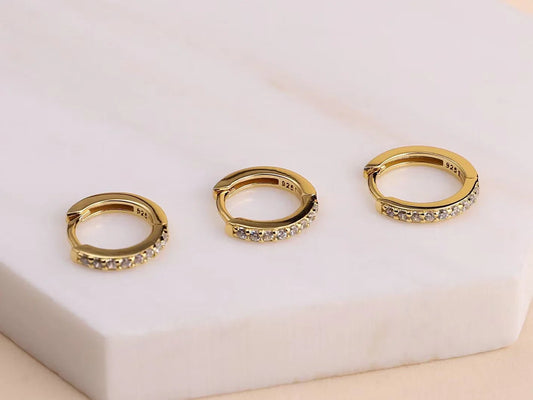 Tiny Huggie Hoop Earrings