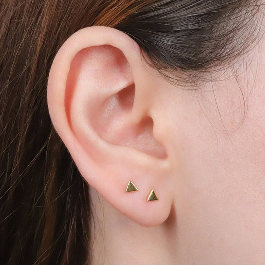 Triangle Stud Earrings