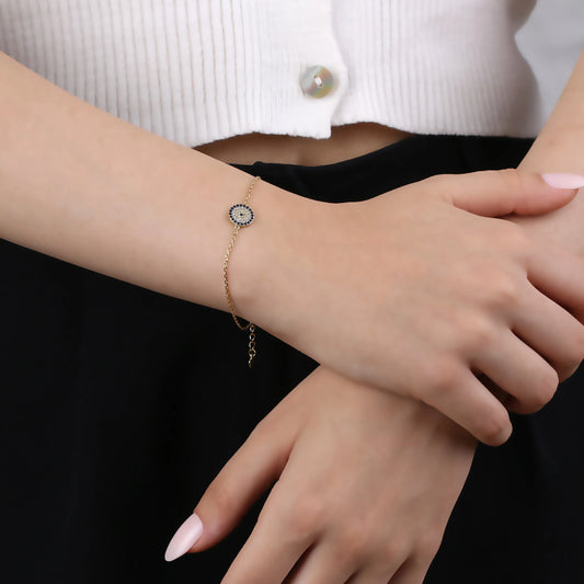 Tiny Evil Eye Bracelet
