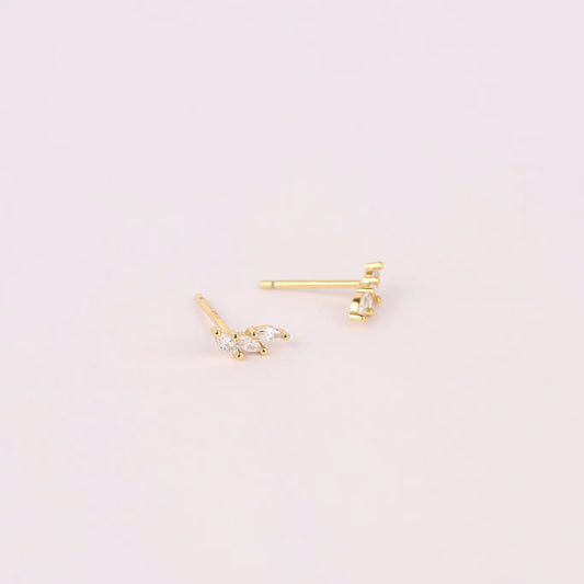 20G Tiny Climber Ball Back Stud Earrings