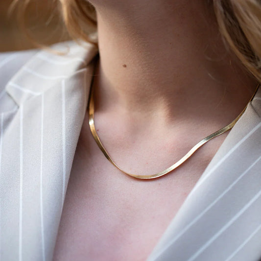 Herringbone Chain Necklace