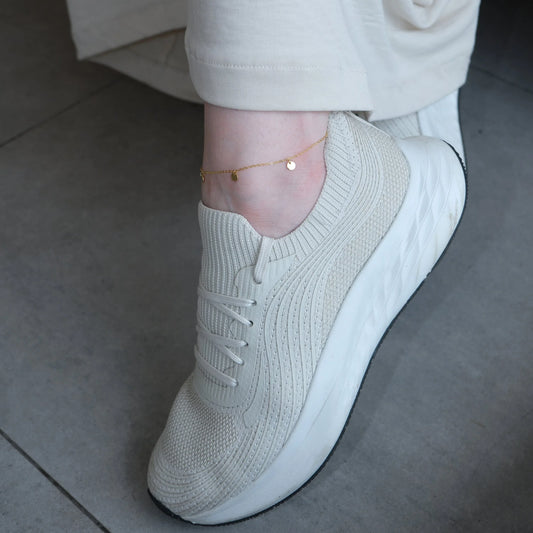 Dangling Coin Charm Women Ankle Bracelet