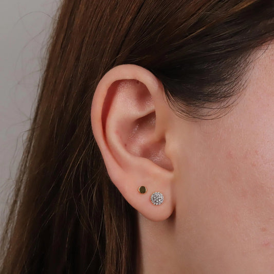 Round Shape Stud Earrings