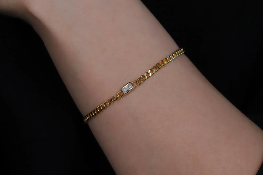 Diamond Cuban Chain Bracelet