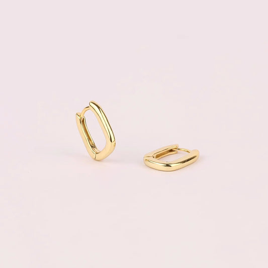 Link Huggie Hoop Earrings